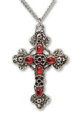 Ruby Crucifix necklace