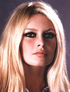 Briggitte Bardot actress with long blond hair