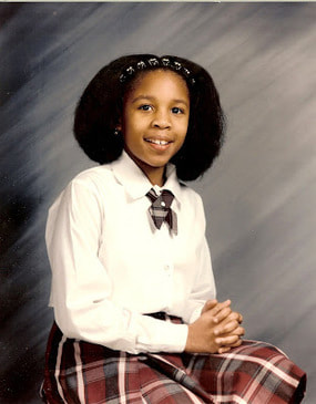 Danielle age 9 with school uniform