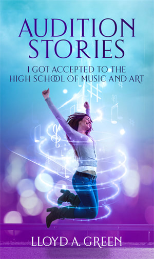 teenage girl jumping for joy Audition Stories book cover