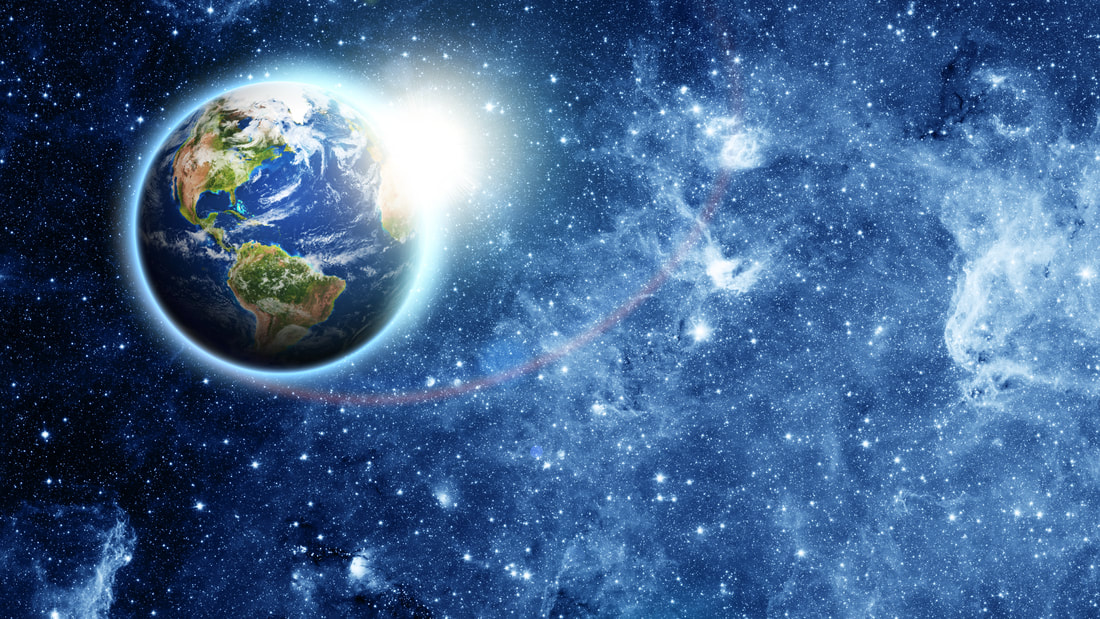 Earth in Space representing GAIA