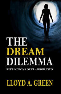 Dilemma Trailer - Woman walking through tunnel to light. Book cover